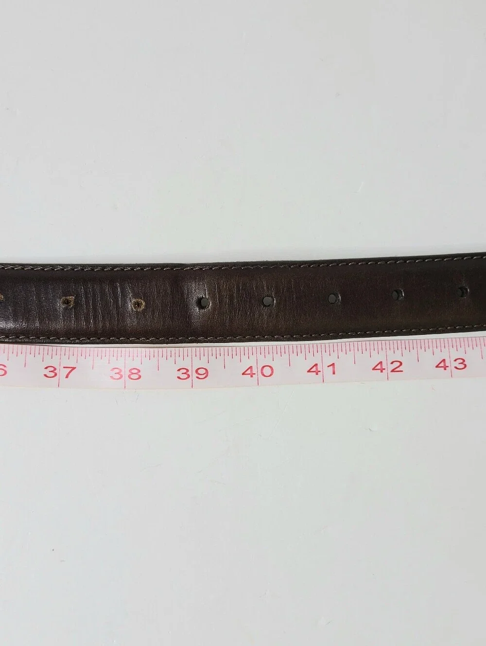 L.L. Bean Made in USA Genuine Full Grain Leather Vintage Belt